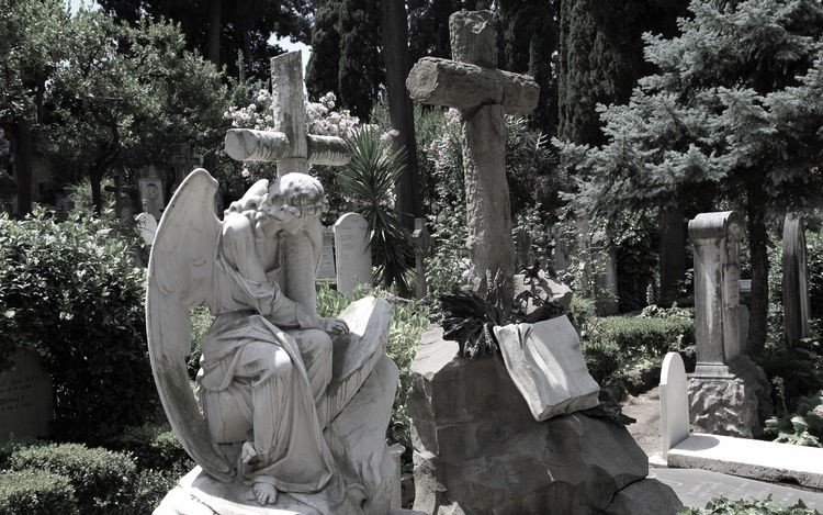 Karl Brjullov. Cimitero acattolico Roma